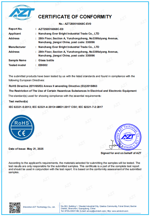 Ever Bright|Certifications