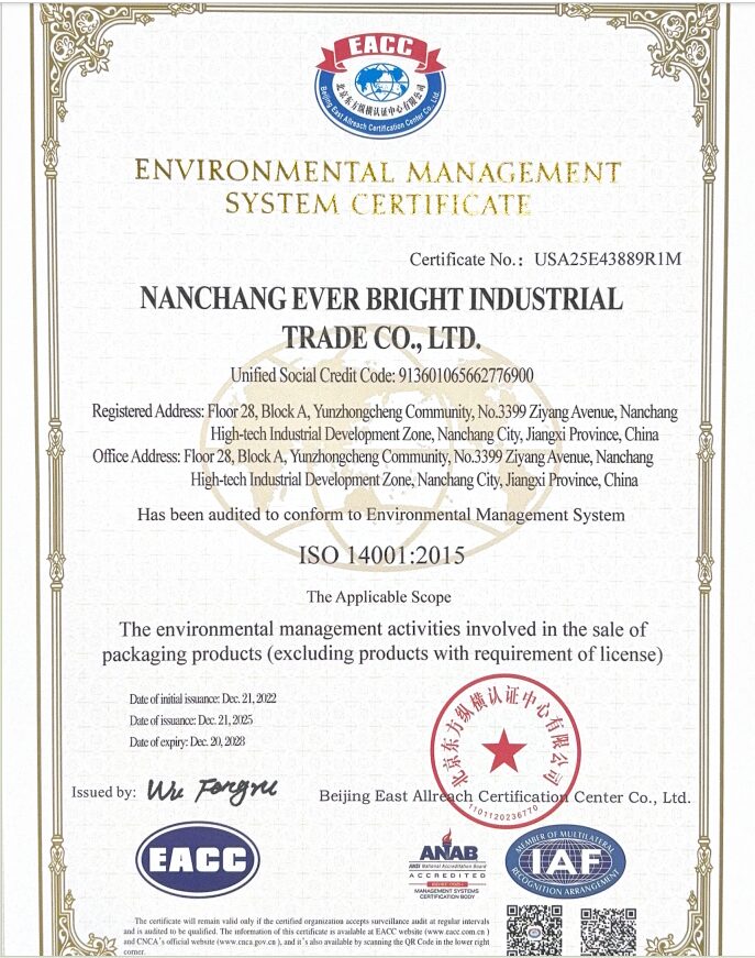 Ever Bright|Certifications